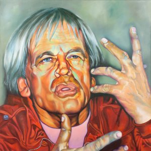Klaus Kinski, 100 x 100 cm