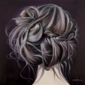 Loslösung, 80 x 80 cm