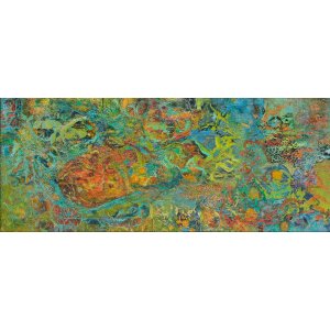 Triptychon: Landkarte der Seele, Teil 1, 20 x 50 cm