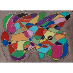 Farbklang 1, 50 x 70 cm