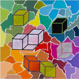 Ansichtssache 3, 30 x 30 cm