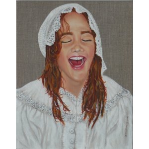 Meine Oma, das bin ich. 50 x 40 cm