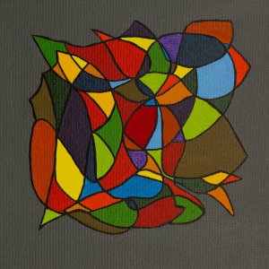 Gerahmtes Glück 10, 20 x 20 cm