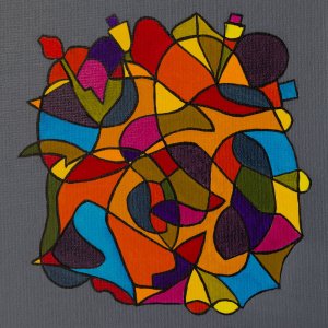 Gerahmtes Glück 5, 20 x 20 cm