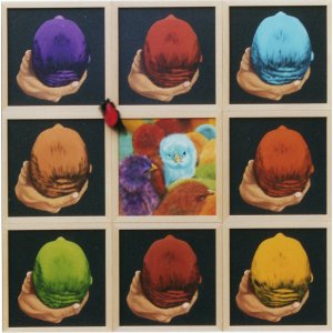 Angebot und Nachfrage, 90 x 90 cm ( 9 x 30 x 30 cm )